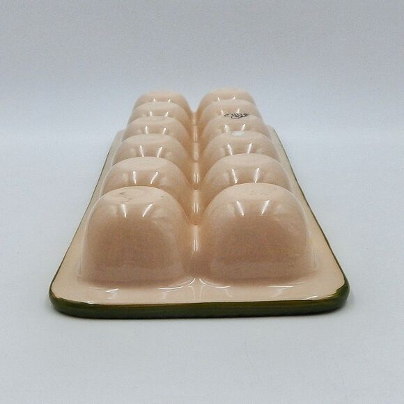 Temp-tations By Tara Old World Green 12-Count Fresh Egg Tray 13 Inch Storage - Picture 11 of 11